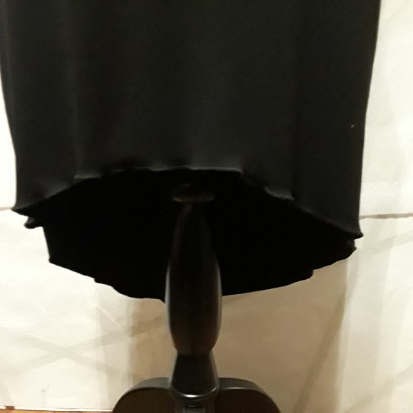 RAMPAGE SUPER PLUNGE NECKLINE BLACK DRESS - Picture 8 of 9